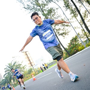 Race photo from BOGORUN 2026