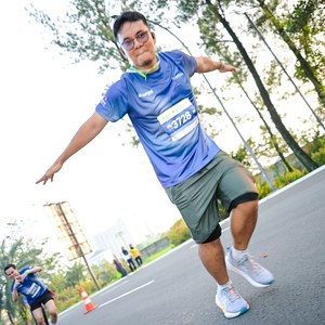 Race photo from BOGORUN 2026