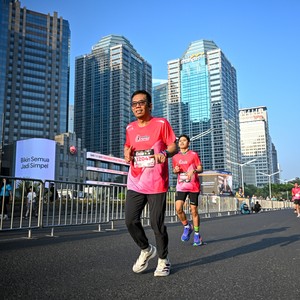 Race photo from SMARTFREN RUN 2026