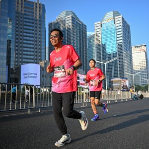 Race photo from SMARTFREN RUN 2026