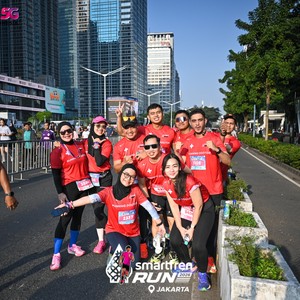 Race photo from SMARTFREN RUN 2026