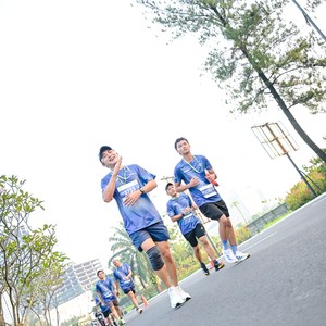 Race photo from BOGORUN 2026