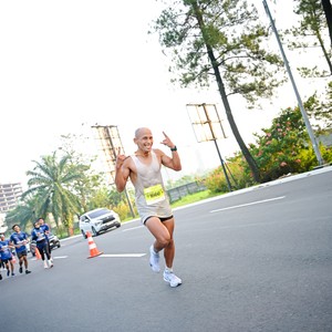 Race photo from BOGORUN 2026