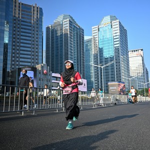 Race photo from SMARTFREN RUN 2026
