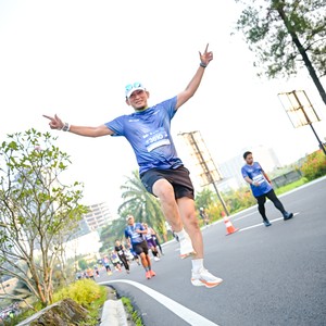 Race photo from BOGORUN 2026