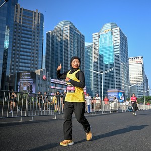 Race photo from SMARTFREN RUN 2026