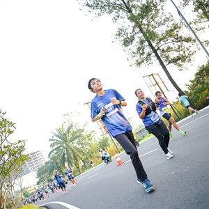 Race photo from BOGORUN 2026