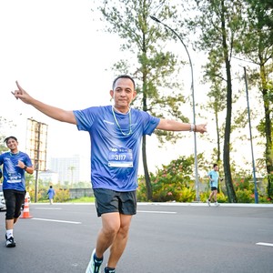 Race photo from BOGORUN 2026