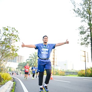 Race photo from BOGORUN 2026