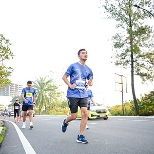 Race photo from BOGORUN 2026