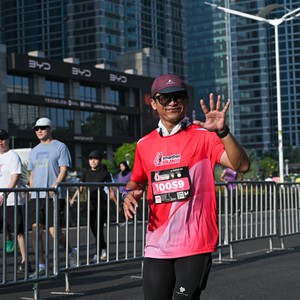 Race photo from SMARTFREN RUN 2026