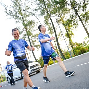 Race photo from BOGORUN 2026