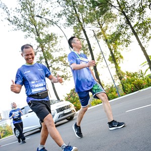 Race photo from BOGORUN 2026