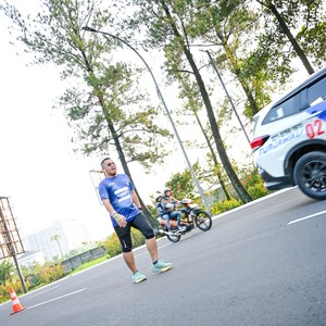 Race photo from BOGORUN 2026