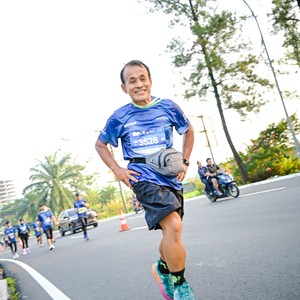 Race photo from BOGORUN 2026