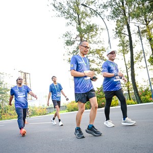 Race photo from BOGORUN 2026