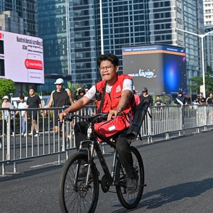 Race photo from SMARTFREN RUN 2026