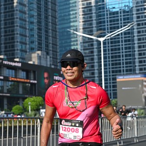 Race photo from SMARTFREN RUN 2026
