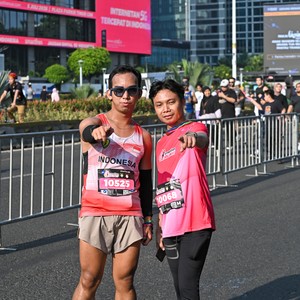 Race photo from SMARTFREN RUN 2026