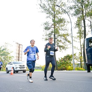 Race photo from BOGORUN 2026