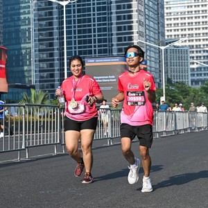Race photo from SMARTFREN RUN 2026