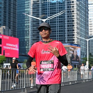 Race photo from SMARTFREN RUN 2026