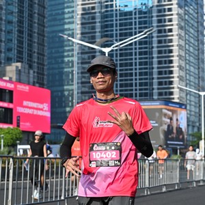 Race photo from SMARTFREN RUN 2026