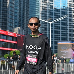Race photo from SMARTFREN RUN 2026
