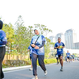Race photo from BOGORUN 2026