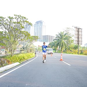 Race photo from BOGORUN 2026