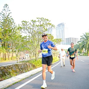 Race photo from BOGORUN 2026