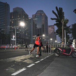 Race photo from SMARTFREN RUN 2026