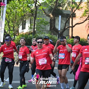 Race photo from SMARTFREN RUN 2026