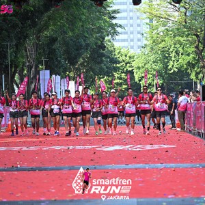 Race photo from SMARTFREN RUN 2026