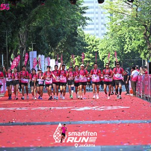 Race photo from SMARTFREN RUN 2026