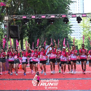 Race photo from SMARTFREN RUN 2026