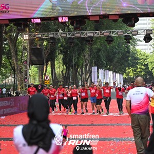 Race photo from SMARTFREN RUN 2026