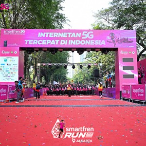 Race photo from SMARTFREN RUN 2026