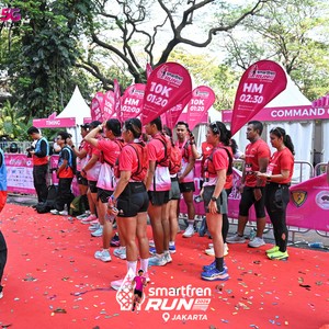 Race photo from SMARTFREN RUN 2026