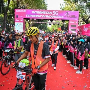 Race photo from SMARTFREN RUN 2026