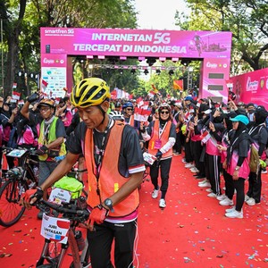 Race photo from SMARTFREN RUN 2026