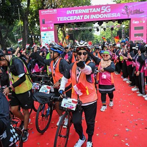 Race photo from SMARTFREN RUN 2026