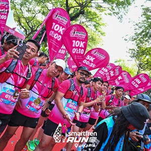 Race photo from SMARTFREN RUN 2026