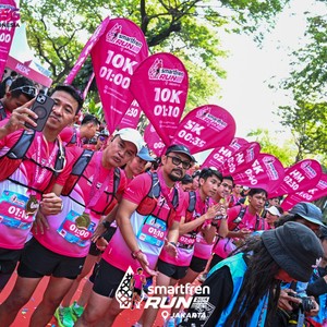 Race photo from SMARTFREN RUN 2026