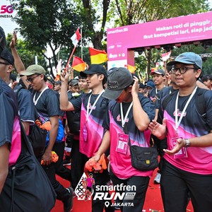 Race photo from SMARTFREN RUN 2026
