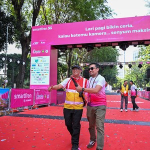Race photo from SMARTFREN RUN 2026