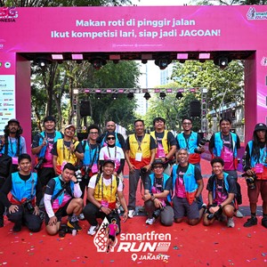 Race photo from SMARTFREN RUN 2026