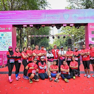 Race photo from SMARTFREN RUN 2026