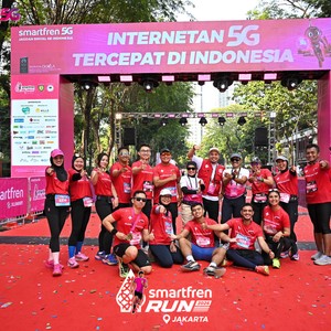 Race photo from SMARTFREN RUN 2026