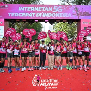 Race photo from SMARTFREN RUN 2026